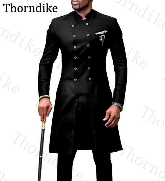 thorndike 2020 double breasted men suit mandarin lapel groom tuxedos mens wedding dress man suits custom made long man suits, Black;gray
thorndike 2020 double breasted men suit mandarin lapel groom tuxedos mens wedding dress man suits custom made long man suits, Black;gray
