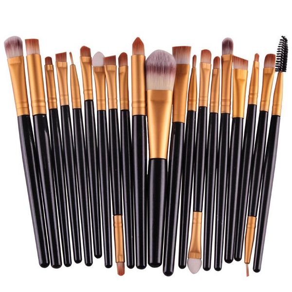20 pcs professional quality eye makeup brush foundation eye shadow makeup brush tool makeup brush set bbykpm lipper, Silver
20 pcs professional quality eye makeup brush foundation eye shadow makeup brush tool makeup brush set bbykpm lipper, Silver