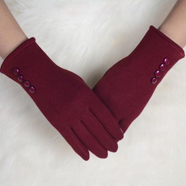 fashion gloves 2020 womens winter 4 buttons screen gloves driving full finger warm female mittens cashmere, Blue;gray
fashion gloves 2020 womens winter 4 buttons screen gloves driving full finger warm female mittens cashmere, Blue;gray