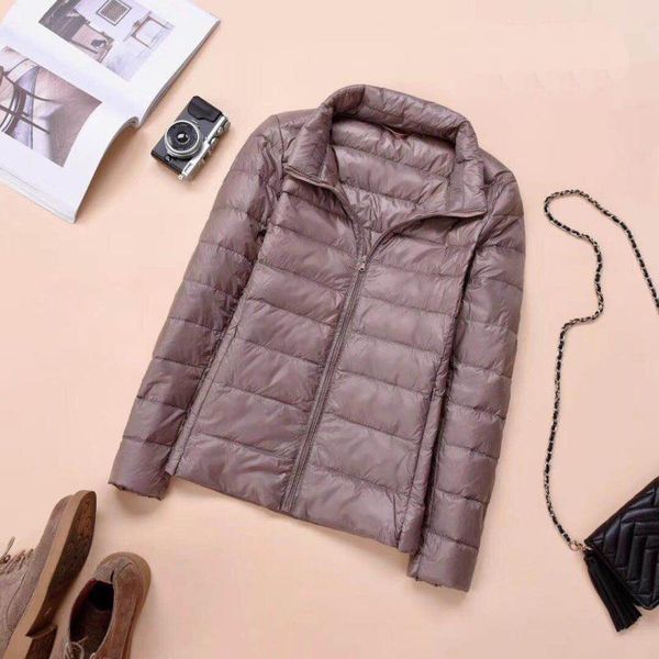 women autumn coats warm duck down 2019 spring winter female casual jacket stand neck light thin style ladies slim jacket 3xl 4xl55, Black;brown
women autumn coats warm duck down 2019 spring winter female casual jacket stand neck light thin style ladies slim jacket 3xl 4xl55, Black;brown