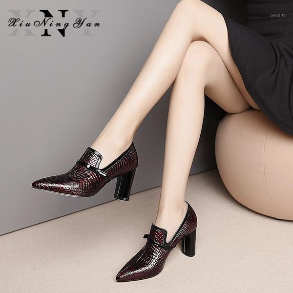 xiuningyan high heels genuine leather pointed toe party shoes woman slip on spring summer brand office pumps shoes1, Black
xiuningyan high heels genuine leather pointed toe party shoes woman slip on spring summer brand office pumps shoes1, Black