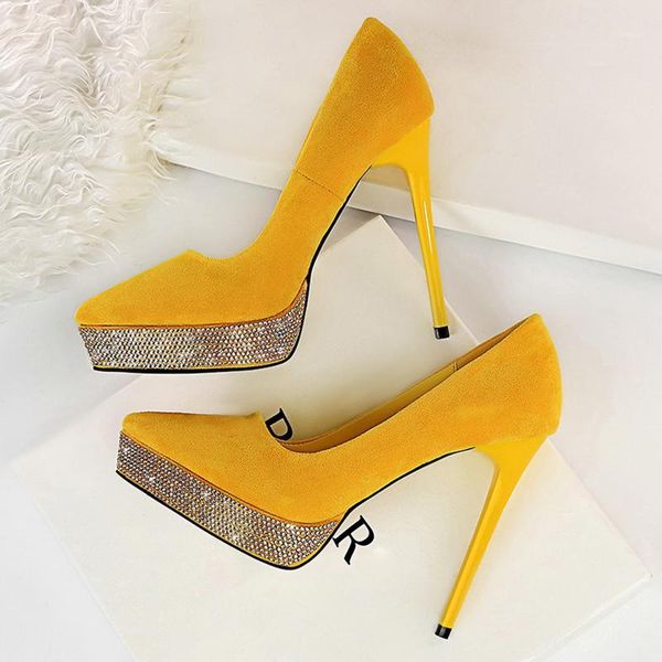 dress shoes 2021 women stripper extreme 12cm high heels suede platform pumps lady scarpins yellow crystal fetish stiletto shoes1, Black
dress shoes 2021 women stripper extreme 12cm high heels suede platform pumps lady scarpins yellow crystal fetish stiletto shoes1, Black