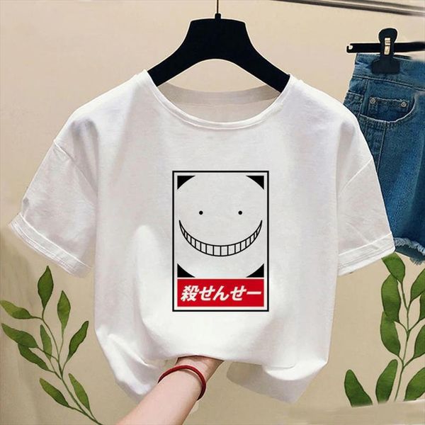 women anime assassination classroom harajuku print t shirt 2021 summer fashion short sleeved t shirt girl drop ship, White
women anime assassination classroom harajuku print t shirt 2021 summer fashion short sleeved t shirt girl drop ship, White