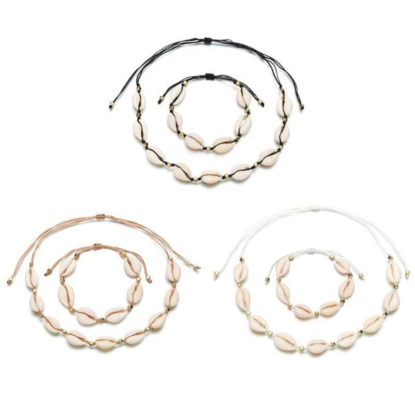 summer natural cowrie shell women bracelet necklace jewelry set beach jewelry t4md, Golden;silver
summer natural cowrie shell women bracelet necklace jewelry set beach jewelry t4md, Golden;silver