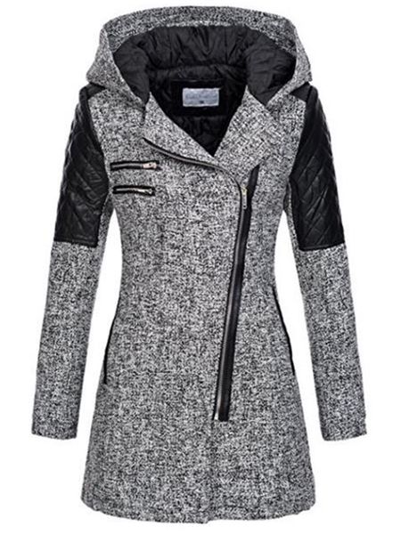 2021 new women winter hooded coat autumn zipper slim outerwear fashion patchwork black female warm windproof overcoat office lady 45yx
2021 new women winter hooded coat autumn zipper slim outerwear fashion patchwork black female warm windproof overcoat office lady 45yx
