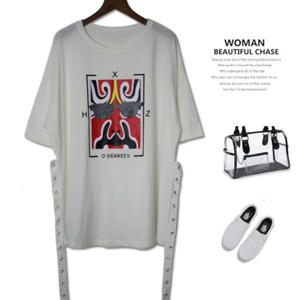 punk women's summer new round street neck personalized print versatile loose short sleeve t-shirt for women, Black;gray
punk women's summer new round street neck personalized print versatile loose short sleeve t-shirt for women, Black;gray