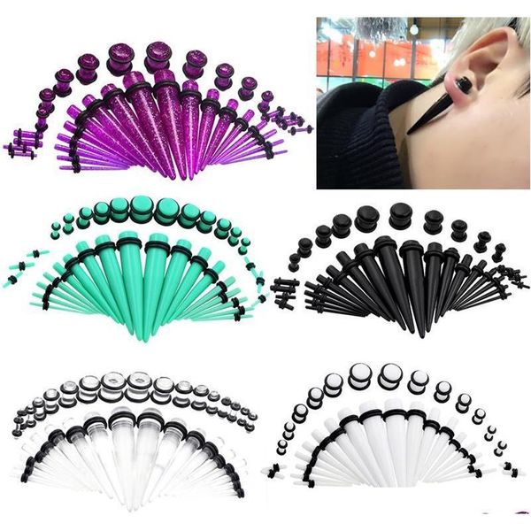 36pcs/set acrylic ear gauge taper and plug stretching kits flesh tunnel expansion bod jlleiw yy_dhhome, Silver
36pcs/set acrylic ear gauge taper and plug stretching kits flesh tunnel expansion bod jlleiw yy_dhhome, Silver