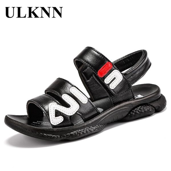 ulknn boy's genuine leather summer big boy soft-sole anti-slip trendy shoes korean-style children's sandals y201028, Black;red
ulknn boy's genuine leather summer big boy soft-sole anti-slip trendy shoes korean-style children's sandals y201028, Black;red