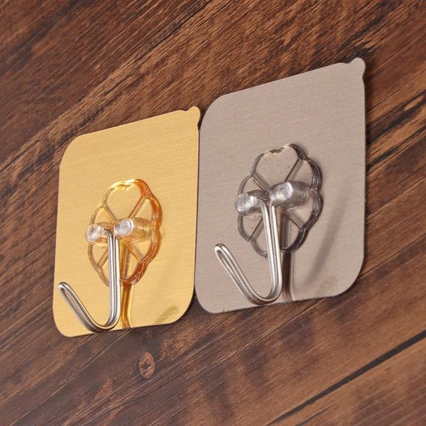 5/10cs strong sticking wall hook hanger stainless steel square seamless waterproof adhesive hook for kitchen bathroom
5/10cs strong sticking wall hook hanger stainless steel square seamless waterproof adhesive hook for kitchen bathroom