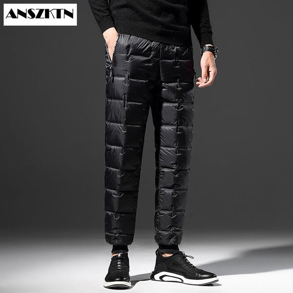 anszktn new arrival winter outdoor man down pants solid color thicken windproof warm 80% white duck down filling hiking camping, Black
anszktn new arrival winter outdoor man down pants solid color thicken windproof warm 80% white duck down filling hiking camping, Black