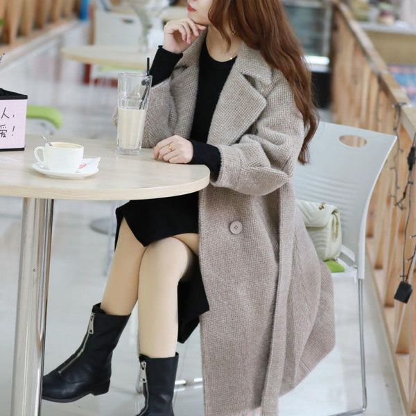 women's wool & blends women woolen coat female autumn winter thicken keep warm overcoat ladies imitation mink velvet jacket coatsb667, Black
women's wool & blends women woolen coat female autumn winter thicken keep warm overcoat ladies imitation mink velvet jacket coatsb667, Black