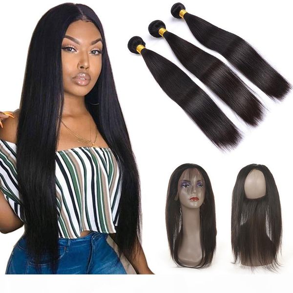 7a peruvian virgin human hair straight 360 lace frontal with 3 bundles natural color beauty unprocessed hair, Black;brown
7a peruvian virgin human hair straight 360 lace frontal with 3 bundles natural color beauty unprocessed hair, Black;brown
