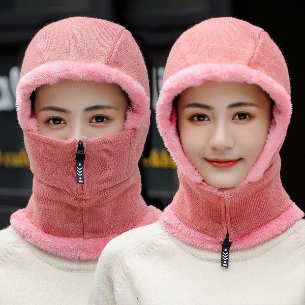 beanie/skull caps women winter knitted hat add fur lined warm hats for with zipper keep face and ear warmer balaclava cap, Blue;gray
beanie/skull caps women winter knitted hat add fur lined warm hats for with zipper keep face and ear warmer balaclava cap, Blue;gray