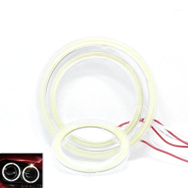 

other lighting system 2pcs car angel eyes led halo ring lights headlight for auto moto moped scooter motorcycle dc 12v 3w1