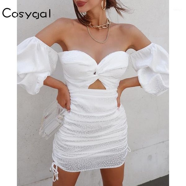 cosygal puff sleeve white dress women hollow out mini summer dress short backless ladies streetwear club party robe1, Black;gray
cosygal puff sleeve white dress women hollow out mini summer dress short backless ladies streetwear club party robe1, Black;gray