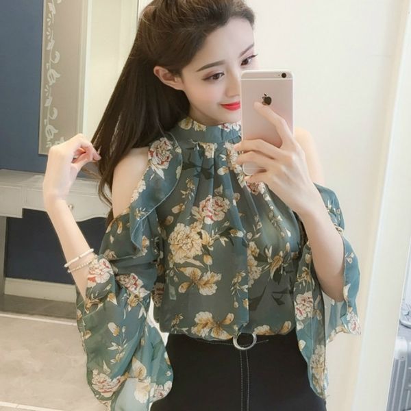 fashion summer chiffon shirt women and blouses off shoulder chiffon blouse shirt blusa feminina a66 y200622, White
fashion summer chiffon shirt women and blouses off shoulder chiffon blouse shirt blusa feminina a66 y200622, White