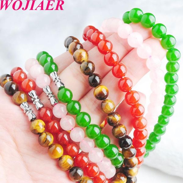 wojiaer natural stone 8mm round beads necklaces for women female payer regious nepal necklace jewelry pbf302, Golden;silver
wojiaer natural stone 8mm round beads necklaces for women female payer regious nepal necklace jewelry pbf302, Golden;silver