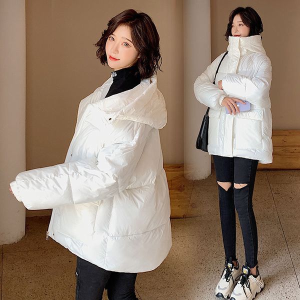 2021 new new winter brightly colored korean women's fashion cotton coat h00296 0efb, Black
2021 new new winter brightly colored korean women's fashion cotton coat h00296 0efb, Black