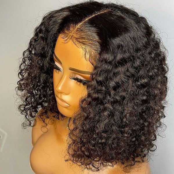 short curly bob 13x4 lace front human hair wigs pre plucked baby hair brazilian 4x4 lace closure wig for women deep wave wigfactory direct, Black
short curly bob 13x4 lace front human hair wigs pre plucked baby hair brazilian 4x4 lace closure wig for women deep wave wigfactory direct, Black