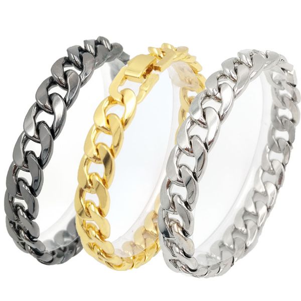 chain european and american domineering titanium steel metal men's bracelet hip hop punk blade chain tyrant bracelets cross-border new, Black
chain european and american domineering titanium steel metal men's bracelet hip hop punk blade chain tyrant bracelets cross-border new, Black