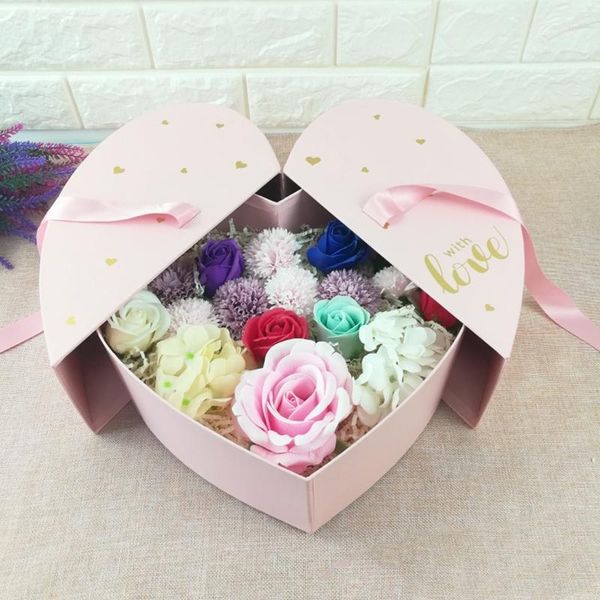 attracting heart shape half-opening paper gift box with inner drawer holding flowers & gifts happy valentine's day packaging1
attracting heart shape half-opening paper gift box with inner drawer holding flowers & gifts happy valentine's day packaging1