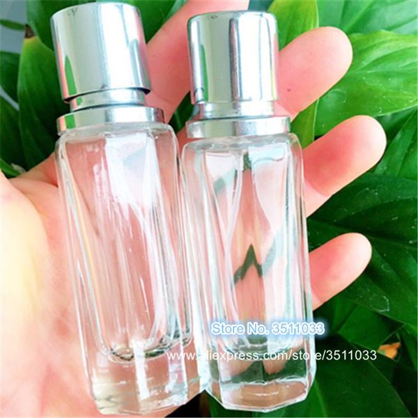 18ml clear glass spray perfume bottle transparent portable travel refillable cosmetics empty mini bottle silver color spray head
18ml clear glass spray perfume bottle transparent portable travel refillable cosmetics empty mini bottle silver color spray head