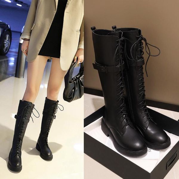 women knee-high boots plus size 22-26.5cm autumn and winter short plush warm long boots cross straps buckle skinny, Black
women knee-high boots plus size 22-26.5cm autumn and winter short plush warm long boots cross straps buckle skinny, Black