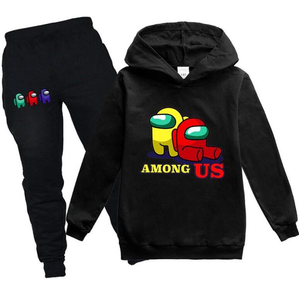 among us hoodies pants suit for teens girls boys children cartoon sweat shirt suit kids spring clothes, White
among us hoodies pants suit for teens girls boys children cartoon sweat shirt suit kids spring clothes, White