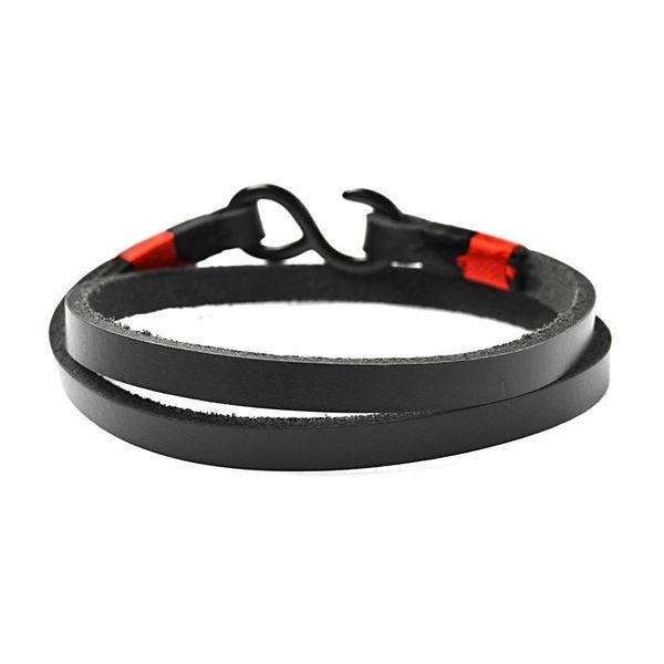 new woven black hook bracelet nautical navy leather bracelet multi-layer men's bracelet new woven goods with price bbyesa alice_bag 
new woven black hook bracelet nautical navy leather bracelet multi-layer men's bracelet new woven goods with price bbyesa alice_bag