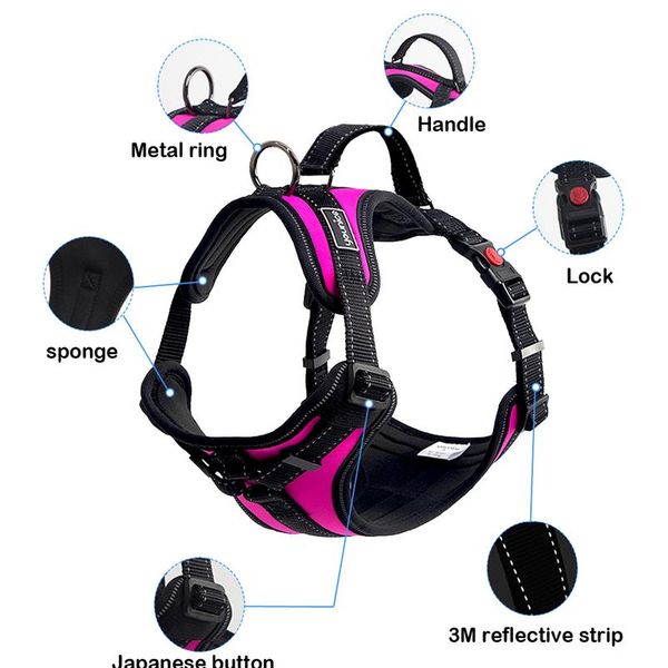 no pull dog harness adjustable nylon medium large pet vest reflective dog chest belt harness for dogs outdoor walking bbygej
no pull dog harness adjustable nylon medium large pet vest reflective dog chest belt harness for dogs outdoor walking bbygej