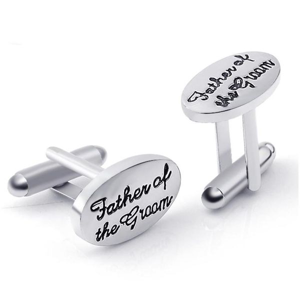 father's gift tuxedo stylish cufflinks silver plated oval handstamped father of the groom/bride french shirt cuff links fkkqk
father's gift tuxedo stylish cufflinks silver plated oval handstamped father of the groom/bride french shirt cuff links fkkqk