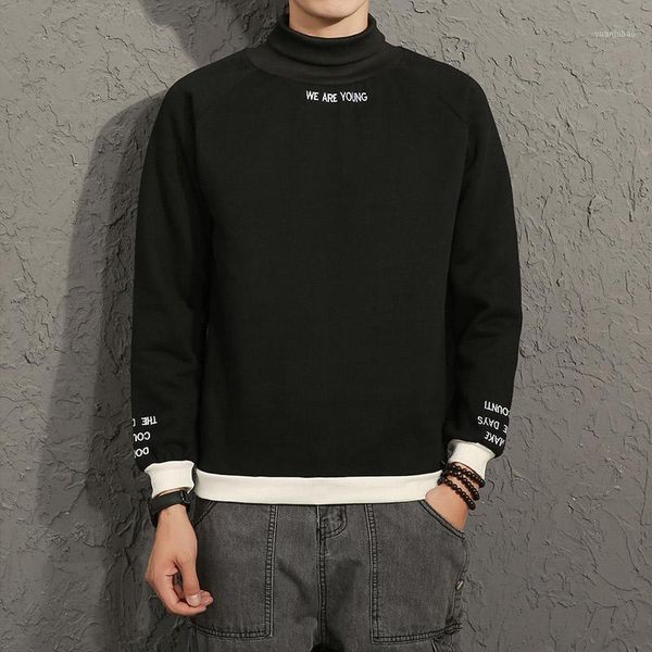 men autumn winter sporty loose fit letter printed round neckline pullover sweatshirt male menswear solid color warm men hoodies1, Black
men autumn winter sporty loose fit letter printed round neckline pullover sweatshirt male menswear solid color warm men hoodies1, Black
