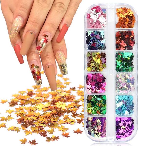 nail glitter maple sequins summer autumn 3d flakes slices mirror sparkly paillette tips holographic art accessories befy-1, Silver;gold
nail glitter maple sequins summer autumn 3d flakes slices mirror sparkly paillette tips holographic art accessories befy-1, Silver;gold