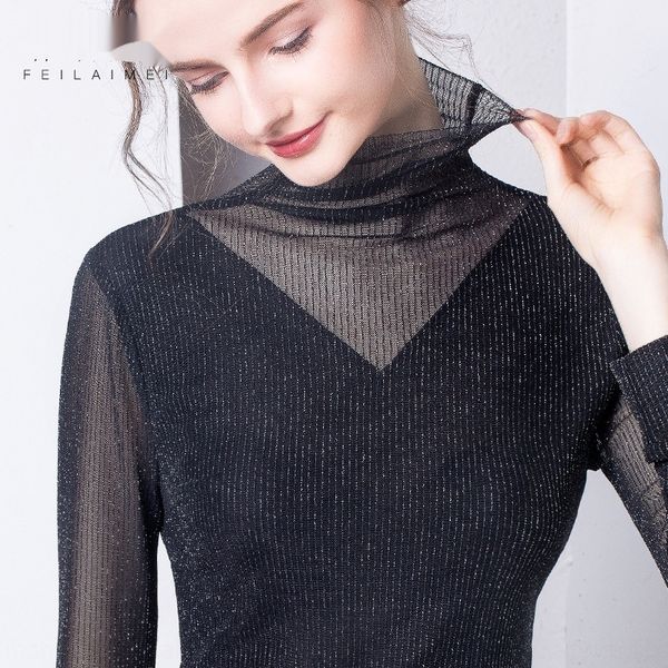 ttm6j feilaimei high collar bottoming women's long sleeve 2020 slim elastic coatnew mesh autumn fit with foreign fashion 6693 v0fvi, White
ttm6j feilaimei high collar bottoming women's long sleeve 2020 slim elastic coatnew mesh autumn fit with foreign fashion 6693 v0fvi, White