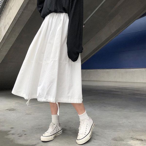 skirts coigarsam 4xl plus size solid women skirt white black 8068 
skirts coigarsam 4xl plus size solid women skirt white black 8068