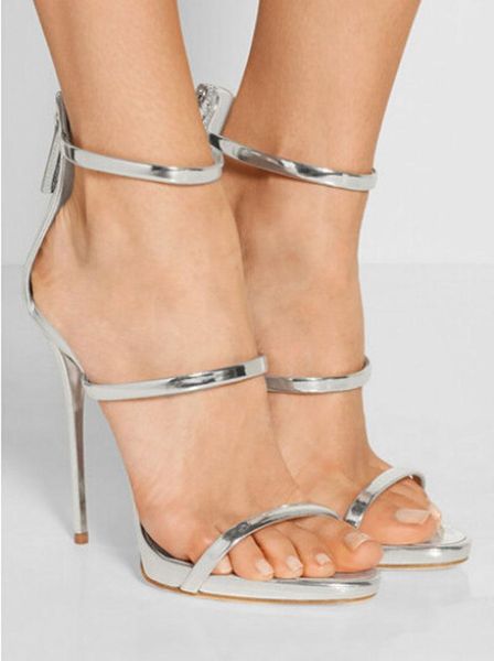 sandals women summer fashion gold silver straps design heel stiletto zipper-up dress shoes, Black
sandals women summer fashion gold silver straps design heel stiletto zipper-up dress shoes, Black