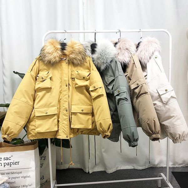 women's down & parkas 2021 luxury designer men's padded jacket winter raccoon fur collar women's three-dimensional pocket wor, Black
women's down & parkas 2021 luxury designer men's padded jacket winter raccoon fur collar women's three-dimensional pocket wor, Black