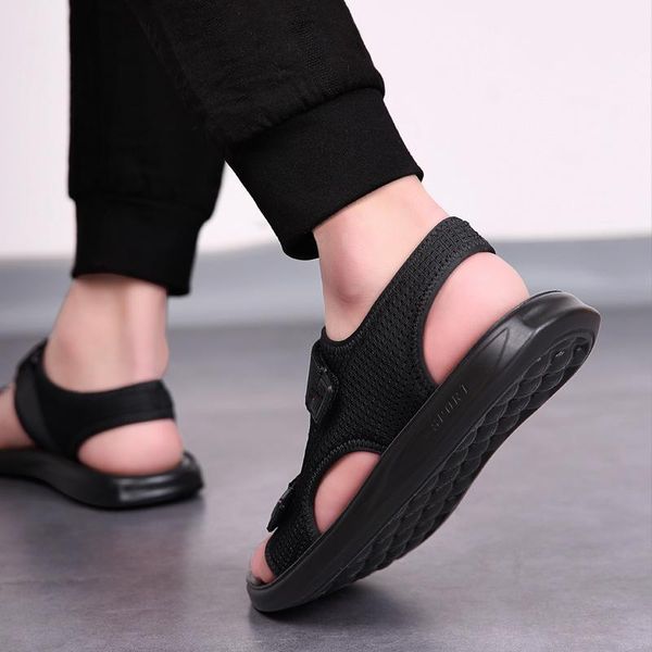 summer sandals men 2021 outdoor wear slippers men's casual beach shoes trend rubber sole male and slippers1, Black
summer sandals men 2021 outdoor wear slippers men's casual beach shoes trend rubber sole male and slippers1, Black