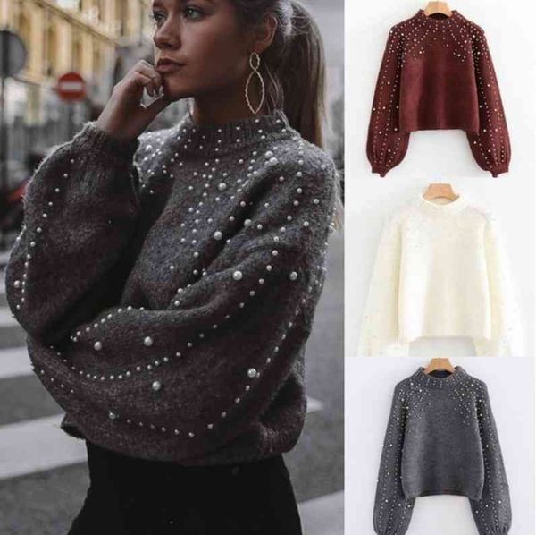 women's sweaters fashion luxury women winter pearl knitted casual chunky loose sweater pullover knitwear blouse shirts outwear 2nah, White;black
women's sweaters fashion luxury women winter pearl knitted casual chunky loose sweater pullover knitwear blouse shirts outwear 2nah, White;black