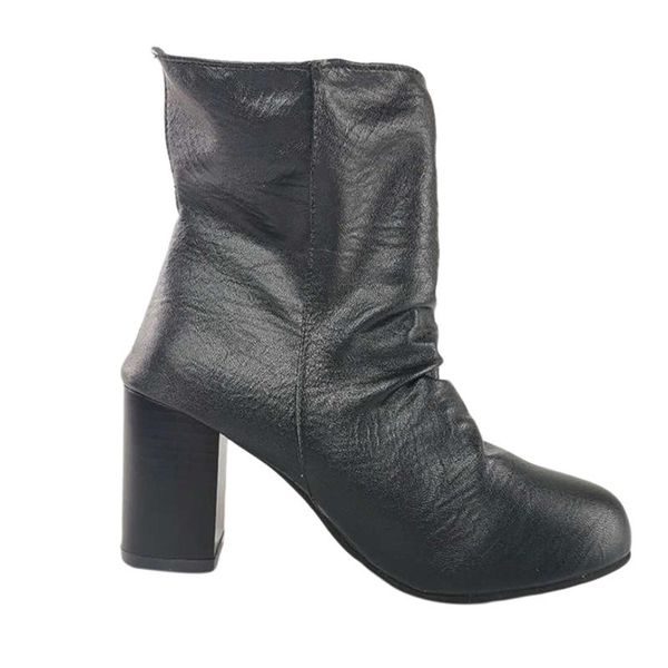 autumn female boots high heel pu leather solid color comfortable ladies casual boots fashion ladies ankle, Black
autumn female boots high heel pu leather solid color comfortable ladies casual boots fashion ladies ankle, Black