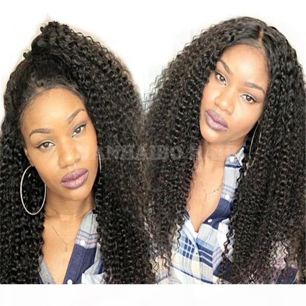 1b virgin mongolian human hair black women front lace wig kinky curly ing, Black;brown
1b virgin mongolian human hair black women front lace wig kinky curly ing, Black;brown