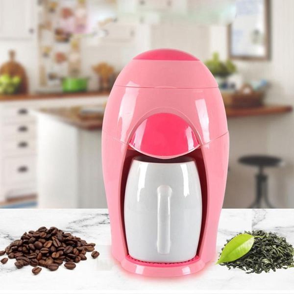 coffee roasters american machine small drip maker household electric portable multi-function brewing pink
