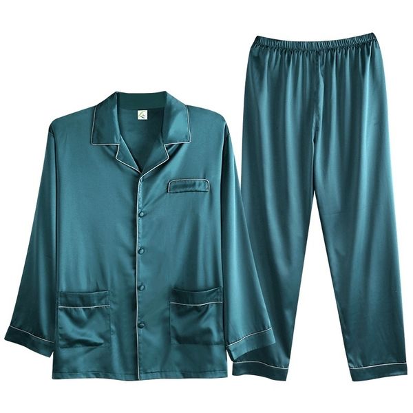 luxury men's summer silk simple pajama sets satin cardigan sleepwear pajamas male sleepwear home pijama hombre loungewear 201109, Black;brown
luxury men's summer silk simple pajama sets satin cardigan sleepwear pajamas male sleepwear home pijama hombre loungewear 201109, Black;brown