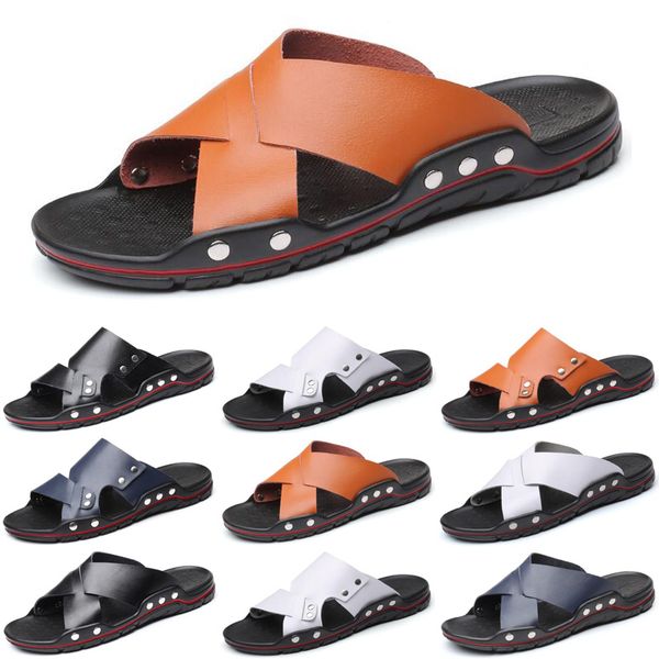 discount luxury men slides slippers mens fashion sandals black white leather slide slipper flat size 40-46
discount luxury men slides slippers mens fashion sandals black white leather slide slipper flat size 40-46