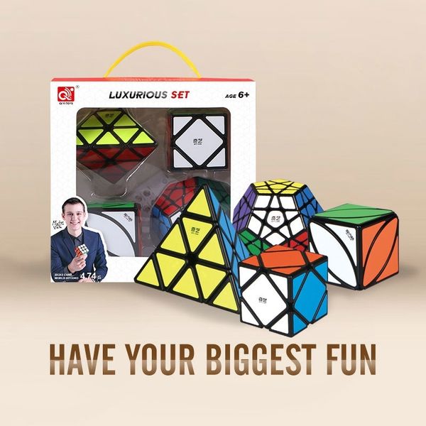 mofangge 3*3*3 magic cubes speed cube luxurious cube set 4pcs 3*3/4*4/5*5 professional puzzles cubes learning toys for children y200428
mofangge 3*3*3 magic cubes speed cube luxurious cube set 4pcs 3*3/4*4/5*5 professional puzzles cubes learning toys for children y200428