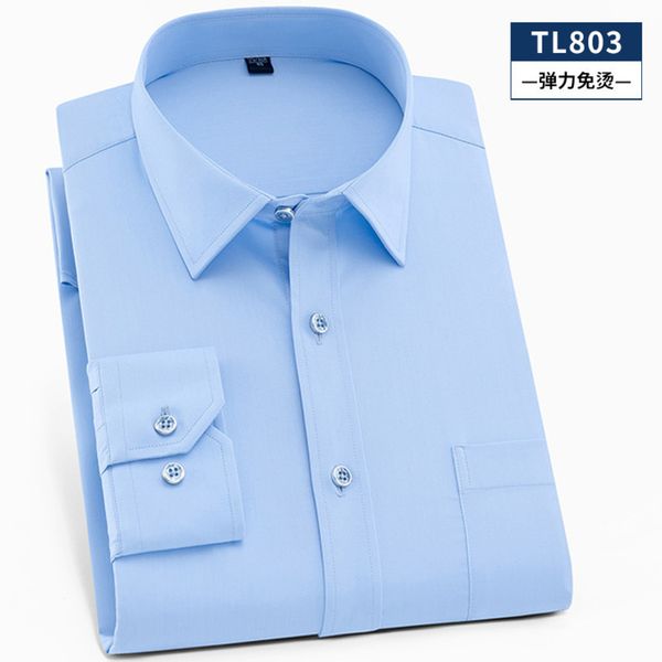 High elastic wrinkle free long sve young and middle-aged busins casual white shirt men's, White;black
High elastic wrinkle free long sve young and middle-aged busins casual white shirt men's, White;black