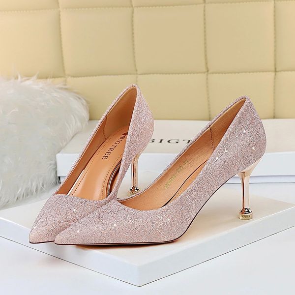 2021 women 7.5cm glitter high heels scarpins pumps female escarpins lady party wedding sequins stiletto talons shoes plus size #ev85, Black
2021 women 7.5cm glitter high heels scarpins pumps female escarpins lady party wedding sequins stiletto talons shoes plus size #ev85, Black