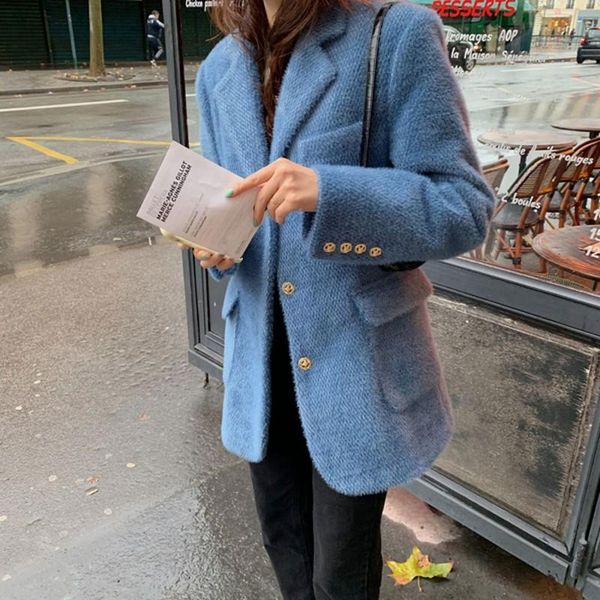 women autumn winter wool coat women suit woolen jacket vintage warm long sleeve button woolen jackets elegant overcoat, Black;brown
women autumn winter wool coat women suit woolen jacket vintage warm long sleeve button woolen jackets elegant overcoat, Black;brown