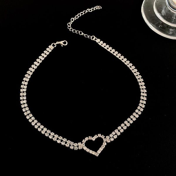 chokers lovoacc korea sweet bling rhinestone necklaces for women hollow love heart pendant necklace minimalist party accessories, Golden;silver
chokers lovoacc korea sweet bling rhinestone necklaces for women hollow love heart pendant necklace minimalist party accessories, Golden;silver