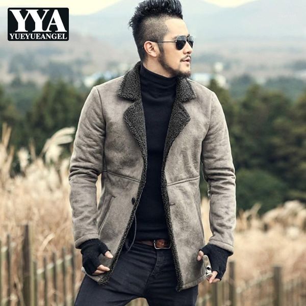 mens faux fur coats casual single breasted pocket outerwear mens winter thick warm fleece lining coat s-2xl1, Black
mens faux fur coats casual single breasted pocket outerwear mens winter thick warm fleece lining coat s-2xl1, Black